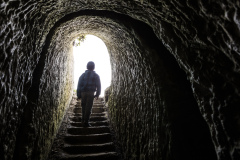 Keo at Tunnel Beach, Dunedin, New Zealand.