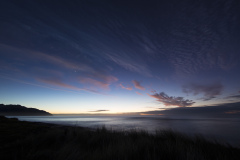 Dawn on the Kaikoura coast, Kaikoura, New Zealand.