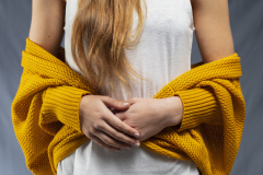A cardigan from the summer campaign for Hello Friday, Dunedin, New Zealand.