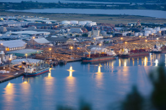 Tauranga Port, Mount Maunganui, Bay of Plenty, New Zealand.